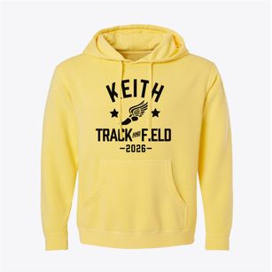 Keith Academy Track and Field Pigment-Dyed Hoodie