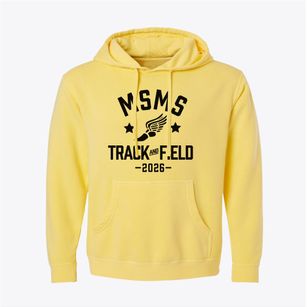Mississippi School For Mathematics & Science Track and Field Pigment-Dyed Hoodie