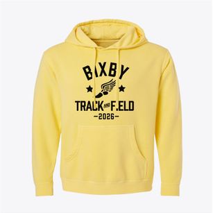Bixby School Track and Field Pigment-Dyed Hoodie