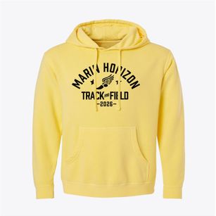 Marin Horizon School Track and Field Pigment-Dyed Hoodie