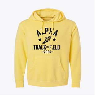 Alpha Academy Track and Field Pigment-Dyed Hoodie