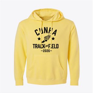 Cunha Intermediate School Track and Field Pigment-Dyed Hoodie