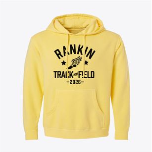 Rankin Elementary School Track and Field Pigment-Dyed Hoodie