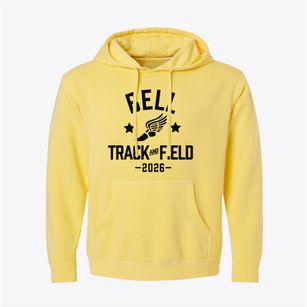 Bell Elementary School Track and Field Pigment-Dyed Hoodie