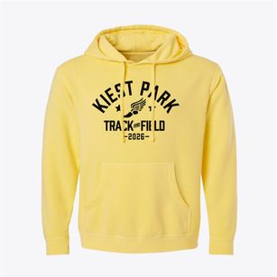 Kiest Park Christian Academy Track and Field Pigment-Dyed Hoodie