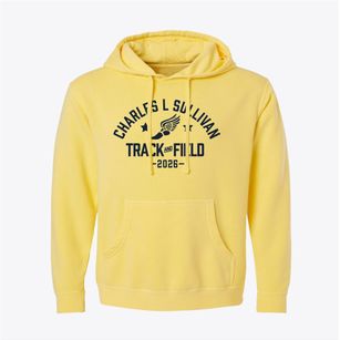 Charles L Sullivan Middle School Track and Field Pigment-Dyed Hoodie