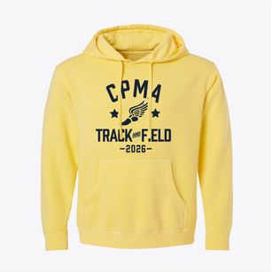 Cpma Middle School Track and Field Pigment-Dyed Hoodie