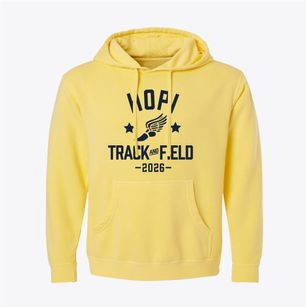 Hopi Track and Field Pigment-Dyed Hoodie