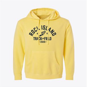 Rock Island High School Track and Field Pigment-Dyed Hoodie