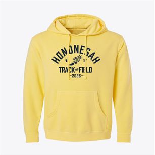 Hononegah High School Track and Field Pigment-Dyed Hoodie