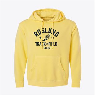 Roslund Elementary School Track and Field Pigment-Dyed Hoodie