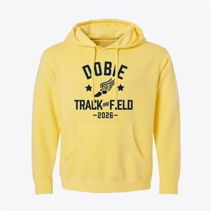 Dobie Primary School Track and Field Pigment-Dyed Hoodie