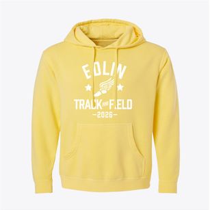 Edlin School Track and Field Pigment-Dyed Hoodie