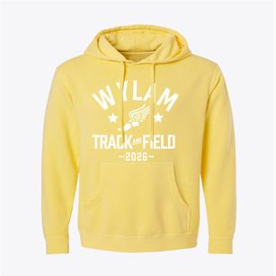 Wylam Elementary School Track and Field Pigment-Dyed Hoodie