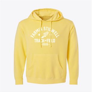 Farmin Stidwell Elementary School Track and Field Pigment-Dyed Hoodie