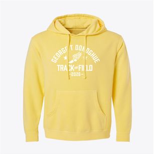 George T Donoghue Elementary School Track and Field Pigment-Dyed Hoodie