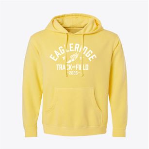 Eagleridge Enrichment Program Track and Field Pigment-Dyed Hoodie