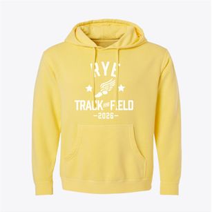 Rye High School Track and Field Pigment-Dyed Hoodie