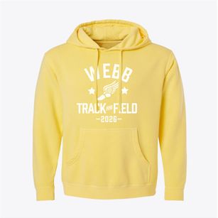 Webb High School Track and Field Pigment-Dyed Hoodie
