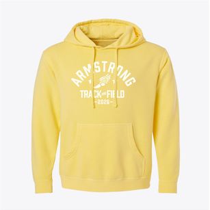 Armstrong Elementary School Track and Field Pigment-Dyed Hoodie