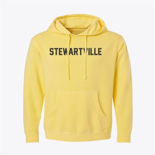 Stewartville Minnesota Classic Block Pigment-Dyed Hoodie