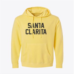 Santa Clarita California Classic Block Pigment-Dyed Hoodie