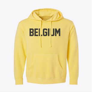 Belgium Wisconsin Classic Block Pigment-Dyed Hoodie