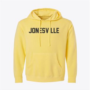 Jonesville Louisiana Classic Block Pigment-Dyed Hoodie