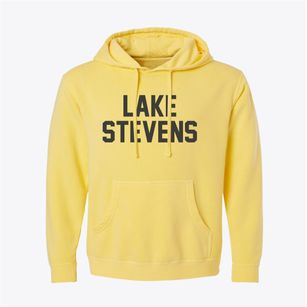 Lake Stevens Washington Classic Block Pigment-Dyed Hoodie