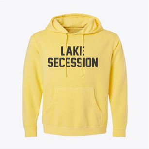 Lake Secession South Carolina Classic Block Pigment-Dyed Hoodie