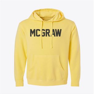 Mcgraw New York Classic Block Pigment-Dyed Hoodie