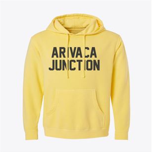 Arivaca Junction Arizona Classic Block Pigment-Dyed Hoodie