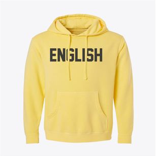 English Indiana Classic Block Pigment-Dyed Hoodie