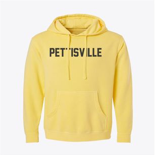 Pettisville Ohio Classic Block Pigment-Dyed Hoodie