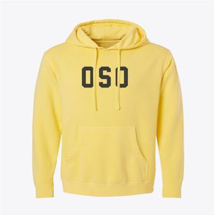 Oso Washington Classic Block Pigment-Dyed Hoodie