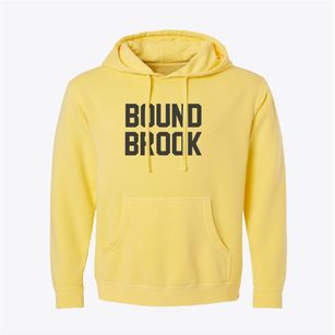 Bound Brook New Jersey Classic Block Pigment-Dyed Hoodie