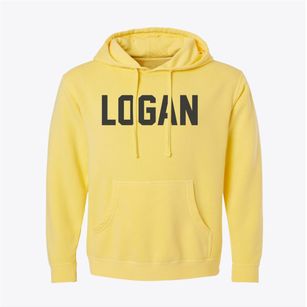 Logan Ohio Classic Block Pigment-Dyed Hoodie