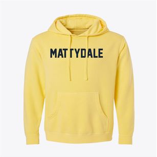 Mattydale New York Classic Block Pigment-Dyed Hoodie