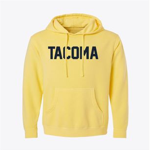 Tacoma Washington Classic Block Pigment-Dyed Hoodie
