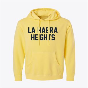 La Habra Heights California Classic Block Pigment-Dyed Hoodie