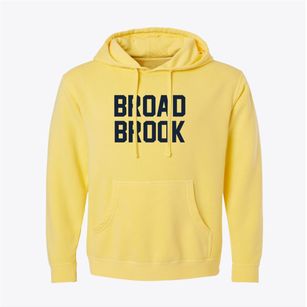 Broad Brook Connecticut Classic Block Pigment-Dyed Hoodie