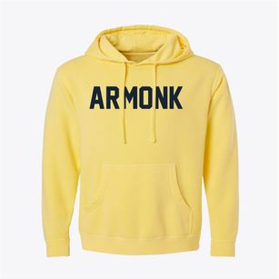 Armonk New York Classic Block Pigment-Dyed Hoodie