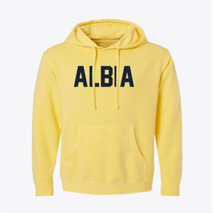 Albia Iowa Classic Block Pigment-Dyed Hoodie