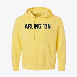 Arlington Massachusetts Classic Block Pigment-Dyed Hoodie
