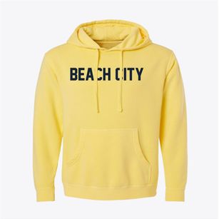 Beach City Texas Classic Block Pigment-Dyed Hoodie