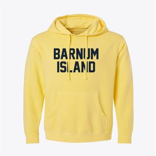 Barnum Island New York Classic Block Pigment-Dyed Hoodie