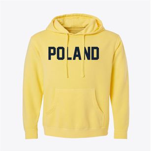 Poland New York Classic Block Pigment-Dyed Hoodie