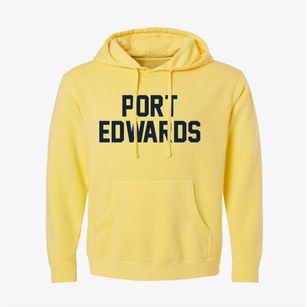 Port Edwards Wisconsin Classic Block Pigment-Dyed Hoodie