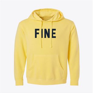 Fine New York Classic Block Pigment-Dyed Hoodie