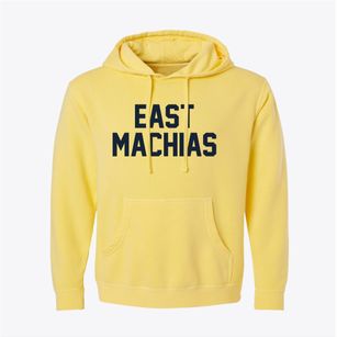 East Machias Maine Classic Block Pigment-Dyed Hoodie